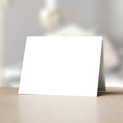 Blank White Card